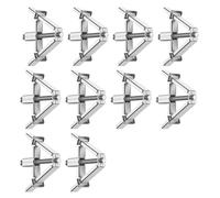 UieoKakeh Kit de Réparation de Boîte de Jonction Encastrée, Clip de Réparation de Boîte - Fixation Type 86/118 pour Électriciens