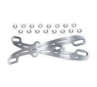 UieoKakeh Lame de Patin à Glace de 290 mm en Acier Inoxydable pour Patins à roulettes, Lames de Remplacement pour Chaussures de Patinage, Entraînement de Patinage Artistique et Pratique en Extérieur.