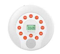 UieoKakeh Lecteur CD Portable Lecteur de Cassette CD Portable 1500mAh Lecteur de Cassette Audio Rechargeable avec Haut-Parleurs Stéréo Doubles, Lecteur de Musique AUX/USB pour Voiture B