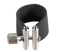 UieoKakeh Ligature de Saxophone Réglable et Sécurisée pour Bec en Caoutchouc de Saxophone Alto