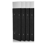 UieoKakeh Lot de 4 Amortisseurs de Bruit pour Gouttière (6,6 X 30 Cm) - Réduction Du Bruit de Pluie et Du Bruit Extérieur
