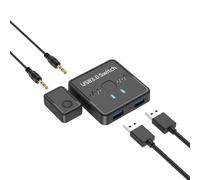 UieoKakeh Nouveau Commutateur de Partage D'Imprimante USB 3.0: 2 Entrées, 1 Sortie. Deux Ordinateurs Partagent Une Imprimante, Une Souris, Un Clavier et Un Disque Dur Externe.