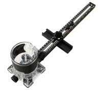 UieoKakeh Outil de Guidage pour Défonceuse avec Gabarit de Découpe Circulaire, Support de Fraisage de Rainure en Métrique et en Pouces.