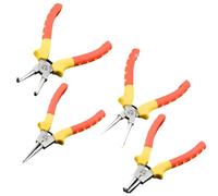 UieoKakeh Pince à Circlips Multifonctionnelle 4PCS, Outil à Main pour Anneaux de Retenue, Qualité Professionnelle