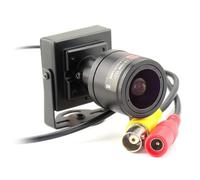 UieoKakeh pour Caméra de Surveillance Vidéo Compatible 1200TVL Module Analogique CMOS Couleur avec Objectif Varifocal 2.8-12mm + Adaptateur PAL