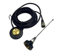 UieoKakeh pour Voiture, Kit D'Antenne pour Voiture 403-520MHz, Base NMO, Câble d'alimentation de 4M, Support de de 18CM pour Radio Mobile de Taxi.