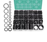 UieoKakeh Pour Voiture pour Plomberie de, Kit de Réparation de Joints Toriques en Nitrile de 1020 Pièces, Ensemble de Joints D'Étanchéité, Assortiment de 20 Tailles de Joints Toriques Métrique