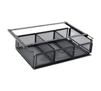 UieoKakeh sous-Table, Étagère de Rangement, Plateau Gain de Place, Conteneur Caché pour Bureau.
