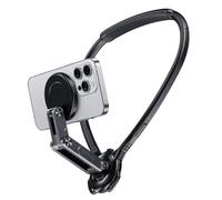 UieoKakeh Support Magnétique pour Téléphone Portable avec Fixation Autour du Cou, Fixation Poitrine, Vue Subjective, Vlogging, Vélo, Support pour Téléphone Portable Autour du Cou