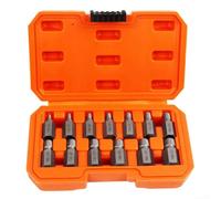 UieoKakeh Tirette Multi-Lignes, Ensemble D'Extracteurs de Vis de 13 Pièces, pour Enlever les Boulons Rouillés et Abîmés, Outil à Filetage de Clé Hexagonale de 1/8" à 1/2".