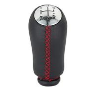 UIEOWHN Voiture Tête Bâton Sélecteur Pommeau De Levier De Vitesse Universel À 5 vitesses Pour Renault, Pour Megane II, Clio III, Scenic II, Kangoo 2009(Red Line)