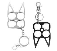 UIEXAY 2 Pièces Porte-Clés Oreilles De Chat, Cadeaux Pour Les Amoureux Des Chats, Mini Porte-Clés, Idées Cadeaux Sur Le Thème Des Chats Pour Femmes Et Hommes