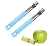 UIEXAY 2 Pièces Vide-Pomme - Outil De Retrait De Noyau De Fruits En Acier Inoxydable, Outil De Retrait De Graines De Pomme, Poire, Outil Multifonction Pour Une Variété De Fruits