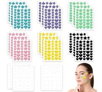 UIEXAY 21 Pièces Patch Boutons Acne, Patch Acne Pimple, Anti-Acné Patch Imperméable Autocollants Hydrocolloïde, Naturel Hydrocolloïde Acné utilisation Pour Visage, Acne
