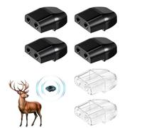 UIEXAY 6 Pièces Dispositif De Sifflet D'Avertissement, Faune Sifflet Ultrason, Sifflets De Cerf Avertissement, Pour Voitures, Camions, Motos, Éviter De Heurter Les Animaux, Protéger Les Véhicules