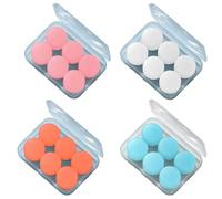 UIEXAY Bouchons D'Oreille En Silicone, 24 Pièces Boule Quies Pour Dormir Moulables, Boule Quies Silicone Réutilisables Et Étanches, Bouchons D'Oreilles Pour Natation Sommeil Avions Apprentissage