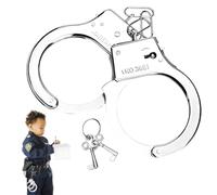 UIEXAY Costume de Police,Set d'accessoires de Costume de Police,Menottes, Insignes, Costume d'officier de Police,fête d'Halloween Jeu de rôle Cosplay,Jouets de Police
