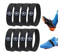 UIEXAY Couvre-Lacets Pour Chaussures De Football, 8 Pcs De Ruban De Fixation Pour Lacets, No Tie Lacets, Contre Les Nœuds Qui Se Détachent,Pour Enfants Shoes Sneaker Conseil Bottes Et Souliers