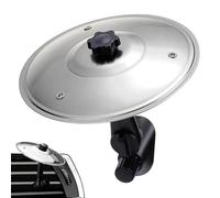 UIEXAY Cymbales de voiture - Tambour de voiture - Cymbales de crash - Accessoire amusant - Mini batterie pour tous les types de véhicules - Argenté