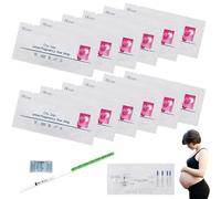 UIEXAY Test de grossesse,30 Pièces Tests Grossesse Précoce, Pregnancy Test, HCG 10miu/mL Résultats Précis,Portable Fiable Test de grossesse précoce Pour les femmes