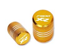 UIFCOG Capuchons de Valve Moto pour BM&W F900XR F 900 XR 2009-2022 Bouchons De Valve De Pneu De Roue De Moto Couvre-Tige(Or)