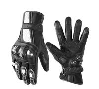 UIFCOG Gants De Moto Coupe-Vent Et Chauds Longs Doigts Entiers(Blanche,XS)