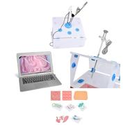 UIGJIOG Boîte Formation simulée Formation laparoscopique Simulateur laparoscopique Boîte Pad Suture laparoscopique Kit Formation simulée laparoscopique Réutilisable Formation chirurgicale Médicale