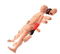 UIGJIOG Formation au modèle de brûlure de Premiers Secours Mannequin médical Infirmier Formation Mannequin de Soins aux Patients traumatisés modèle de plaies modèles éducatifs Humains Mannequin
