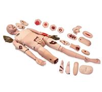 UIGJIOG Formation sur Le Soin des Plaies Simulation Formation sur Mannequin De Soins Infirmiers Humains Patients Traumatisés Modèles Éducatifs Humains Démonstration Modèle De Brûlure sur Mannequin