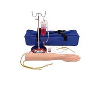 UIGJIOG Kit de Membres supérieurs Bras pour Pratique endoveineuse Kit Bras pour Formation ponction veineuse Phlébotomie avec Sac Transport Injection intraveineuse Perfusion Prélèvement sanguin
