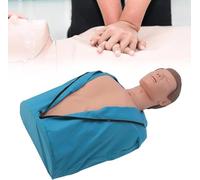 UIGJIOG Mannequin RCP pour adultes, modèle de réanimation cardiopulmonaire à demi-torse, mannequin pour la formation à la réanimation cardio-pulmonaire, corps en caoutchouc, modèle humain