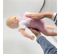 UIGJIOG Réanimation Cardiorespiratoire Poupée Infantile Modèle Infantile D'Infarctus des Voies Respiratoires Kit D'Entraînement Mannequin Couvre-Visages Simulation Éponge De Corps Étrangers
