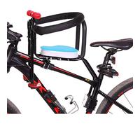 UIGJIOG Siege Velo Enfant Avant, Siège De Vélo Avant Sécurité Enfant Et Bebe avec Main Courante,Bleu