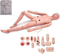 UIGJIOG Simuler Le Mannequin Anatomique Soins aux Patients Mannequin Soins aux Patients Hommes Femmes Simulateur réanimation Cardio-pulmonaire Interchangeable Formation en Soins Infirmiers