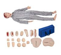 UIGJIOG Simulez Un Mannequin de Soins aux Patients réel, Mannequin de Soins aux Patients, Mannequin médical 5,57 Pieds pour la Formation Mannequin de Soins Infirmiers mannequins de traumatologie