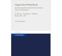 Uigurisches Wörterbuch. Sprachmaterial der vorislamischen türkischen Texte aus Zentralasien: Bd. 2: Nomina - Pronomina - Partikeln. Teil 4: idil - izük