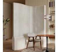 UIHECTA Cloison SéParation en Papier, Cloison Bureau Portable, Paravent Confidentialité Pliable, SéParateurs Muraux SéParation PièCes, Cloison Autoportante IntéRieure,C,(H) 220(W) 24(L) 300~400cm