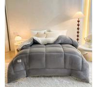 UIHECTA Couette Polaire Sherpa, Couette Ultra Chaude en Agneau, Couette Chaude, Couverture Double Face en Velours, pour Lit Double d'hiver, Literie,005,150 * 200cm(3.5kg)