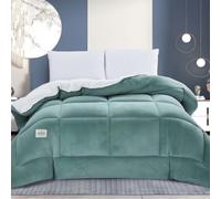 UIHECTA Couette Polaire Sherpa, Couette Ultra Chaude en Agneau, Couette Chaude, Couverture Double Face en Velours, pour Lit Double d'hiver, Literie,006,180 * 220cm(4kg)
