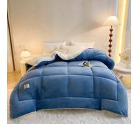 UIHECTA Couette Polaire Sherpa, Couette Ultra Chaude en Agneau, Couette Chaude, Couverture Double Face en Velours, pour Lit Double d'hiver, Literie,001,100 * 150cm(1.5kg)