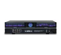 UIHECTA Égaliseur Audio, Égaliseur Graphique Professionnel 22 Bandes - Rack 1U Double Canal avec 10 Effets Préenregistrés, Réduction Automatique du Bruit et EQ 3 Bandes pour Studio et Scène