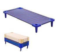 UIHECTA Lits BéBé Empilables pour Classes De Maternelle, Lits BéBé pour CrèChe, PrêTs à Monter, Mobilier De Classe, pour Enfants Et Tout-Petits,Chequered,5PCS 138cm