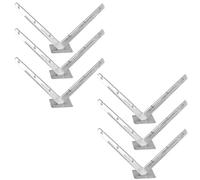 UIHECTA Support en V pour Grillage Barbelé, Support Galvanisé pour Fil Barbelé, Bras d'Extension de Montage Antivol, Support pour Filet de Clôture Jardin à Rouleau Concertina,6pcs