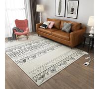 UIHECTA Tapis Chauffant Electrique en Graphène Portable, Mat de Plancher Chauffant Réglable, Chauffage d'Intérieur pour Bureau Salon Salle de Yoga,002,160 * 240CM