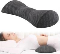 UIILO Coussin Lombaire pour Dormir, Coussin de Soutien Dorsal en Mousse à mémoire de Forme pour soulager Les maux de Dos, Rembourrage et Soutien pour soulager Le Sommeil et l'inconfort du Bas du Dos