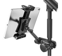 Uiiuy-Support Tablette De Microphone, Pieds De Micro Musique Pivotant À 360°, Support De Ipad Et Téléphone Pour Ipad, Ipad Pro, Ipad Mini, Ipad Air 4.7-12.9 Pouces Tablette Téléphone