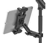 UIIUY-Support Tablette de Microphone, Pieds de Micro Musique Pivotant à 360°, Support de Tablette et Téléphone pour iPad, iPad Pro, iPad Mini, iPad Air 4,7-13,5 Pouces Tablette Téléphone