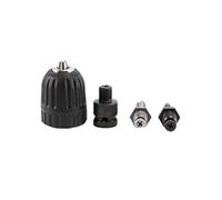 Uikdjgu 0.8-10Mm Convertisseur de Mandrin de Perceuse Sans Clé PréCis 3/8 Pouces - Adaptateur de Changement de Filetage 24UNF avec Douille à Tige Hexagonale SDS-Plus