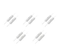 Uikdjgu 10 Pcs Resistance de Ciment en Ceramique de Fil Enroule de 8 Ohm 20W 5%