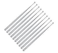 Uikdjgu 10 Pièces 115 cm 10 Sections Telescopiques Antenne TV FM Radio AM
